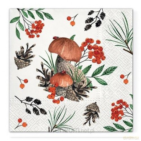 Serwetki Leśna flora 33x33 cm 20 szt
