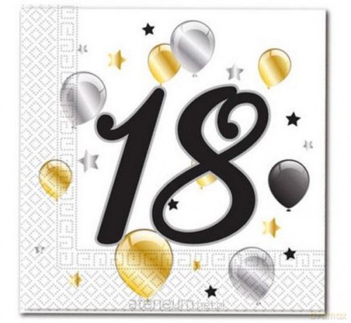 Serwetki papierowe Balloons 33x33 cm 20 szt