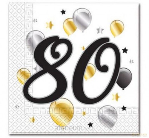 Serwetki papierowe Balloons 80 33 x33 20 szt