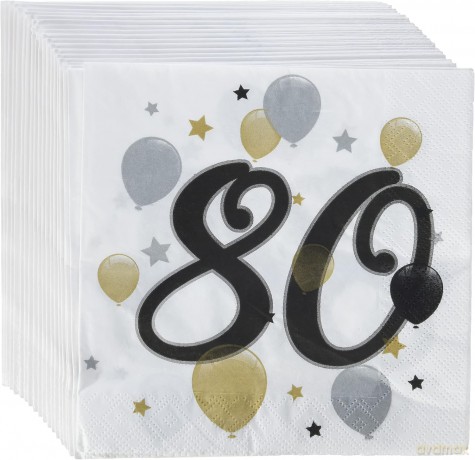 Serwetki papierowe Balloons 80 33 x33 20 szt