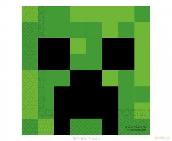 Serwetki papierowe Minecraft 33x33 cm 20 szt