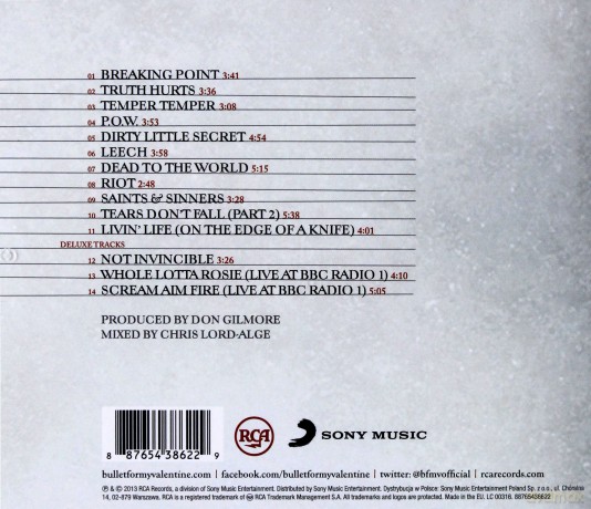 Bullet For My Valentine: Temper Temper (Deluxe Version) [CD]