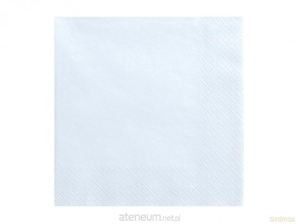 Serwetki trójwarstwowe błękit 33x33 cm 20 szt