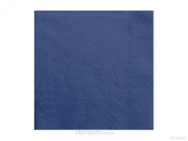 Serwetki trójwarstwowe granat 33x33 cm 20 szt