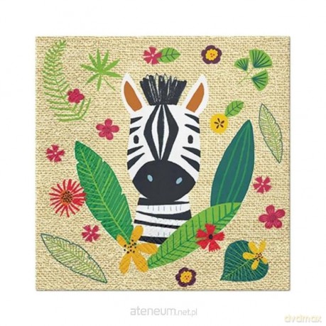Serwetki Zebra 33x33 cm 20 szt