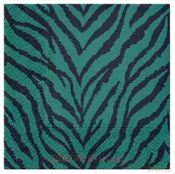 Serwetki Zebra Pattern 33x33 cm 20 szt