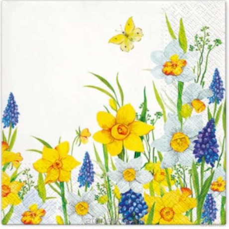 Serwetki Żonkile 33x33 cm 20 szt