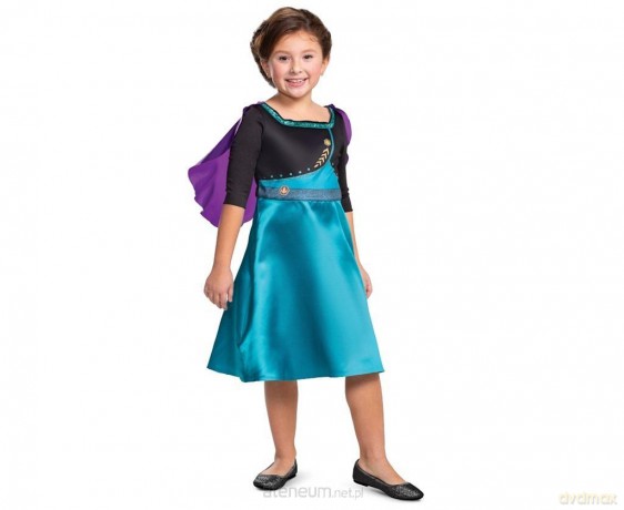 Strój Anna Queen Basic - Frozen 2 rozm.M 7-8 lat