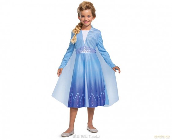 Strój Elsa Basic - Frozen 2 rozm.M 7-8 lat