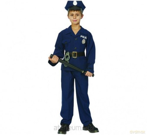 Strój policjanta USA rozm.120/130 cm