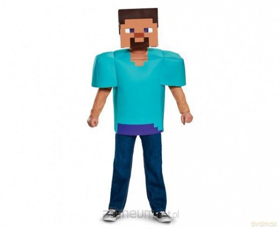 Strój Steve - Minecraft M 7-8 lat