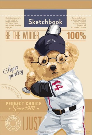Szkicownik 148x105/36K 100g Baseball