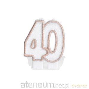 Świeczka jubileuszowa 40