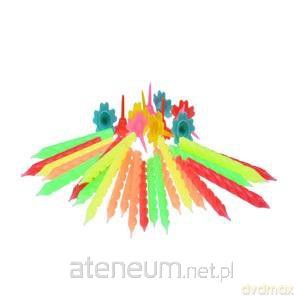 Świeczki urodzinowe neon 24 szt