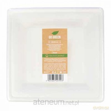 Talerze trzcina cukrowa 20x20 cm 6 szt