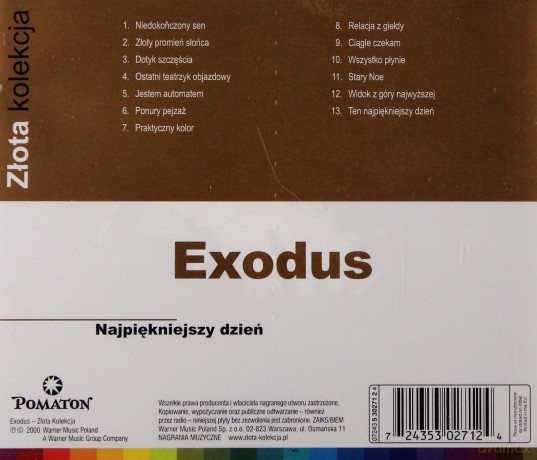 Exodus: Złota Kolekcja [CD]
