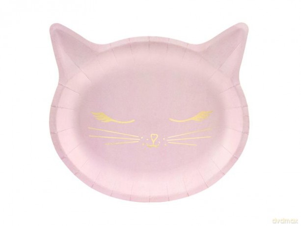 Talerzyki kotek 22x20 cm 6 szt