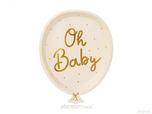 Talerzyki Oh baby 17.5x22 cm 6 szt
