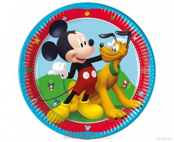 Talerzyki papierowe Mickey 20 cm 8 szt