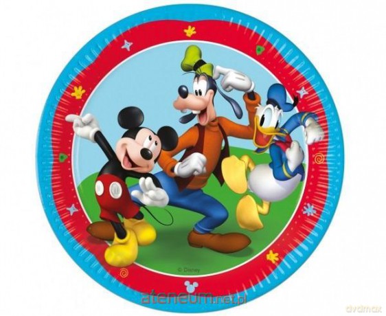 Talerzyki papierowe Mickey 23 cm 8 szt