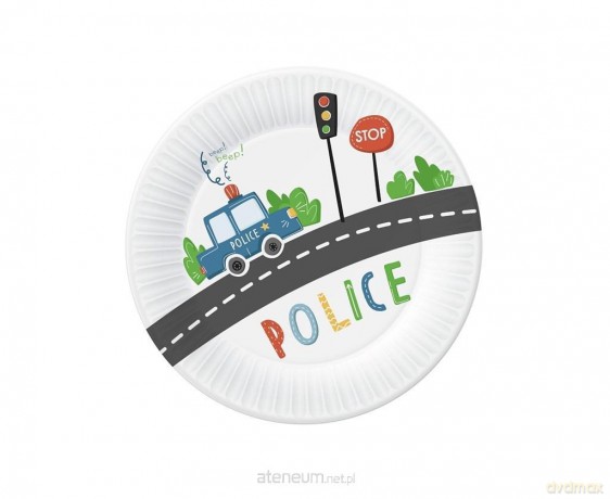 Talerzyki papierowe Police 18 cm 6 szt