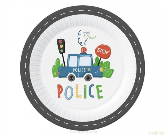 Talerzyki papierowe Police 23 cm 6 szt