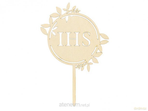 Topper drewniany IHS 23 cm