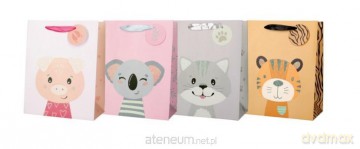 Torba prezentowa 18x23 tygrys, kot, koala
