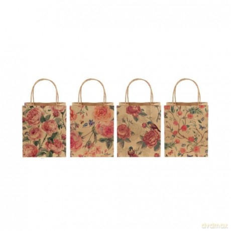 Torba prezentowa 21x25,5x10 papier brown craft