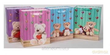 Torebka papierowa Kids duża Misie MIX