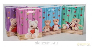 Torebka papierowa Kids średnia Misie MIX