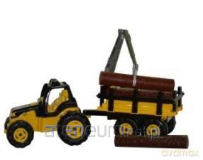 Traktor Steyr z drewnem