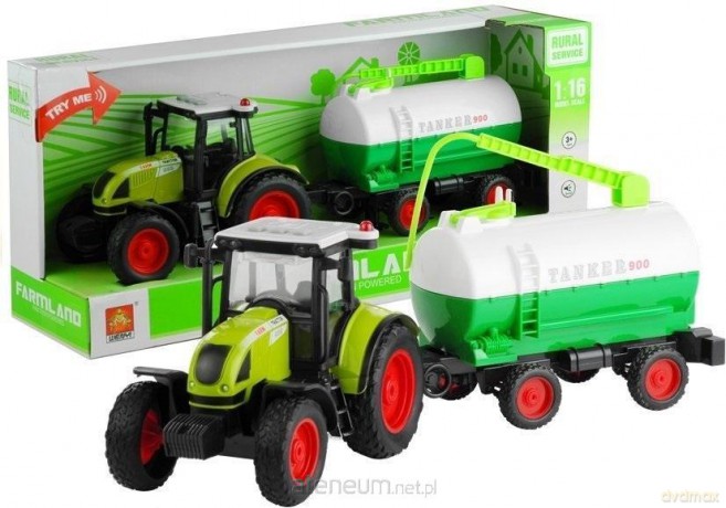 Traktor z cysterna i napędem dźwięk 37,5 cm