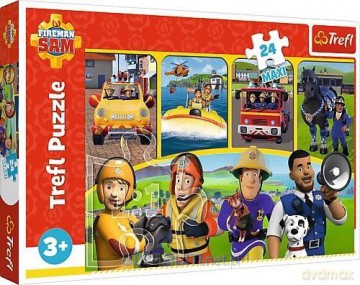 TREFL 24 el. maxi Strażak Sam i przyjaciele [PUZZLE]