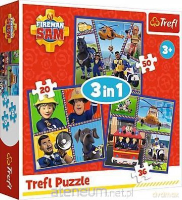 TREFL 3w1 - Dzień Strażaka Sama [PUZZLE]