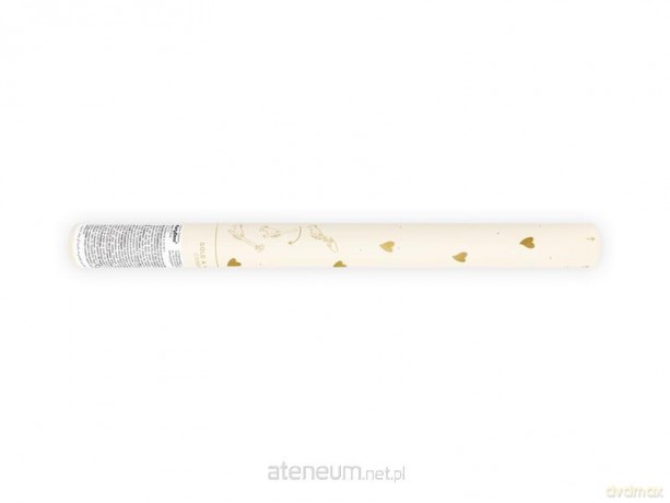 Tuba z sercami 35 cm