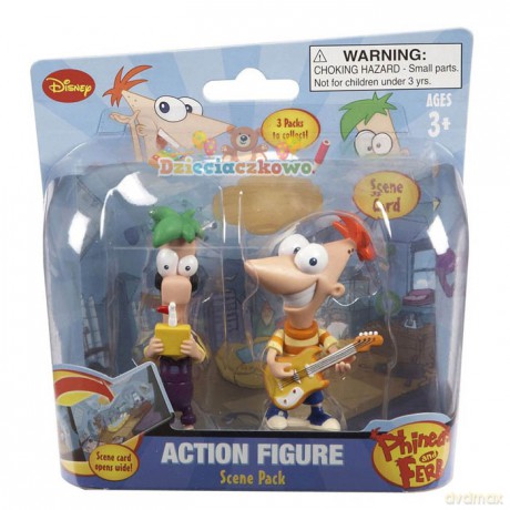 Fineasz i Ferb 2 figurki i Scenograf 3334 [FIGURKA]