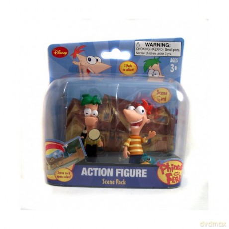 Fineasz i Ferb 2 figurki i Scenograf 3334 [FIGURKA]