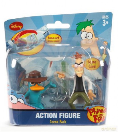 Fineasz i Ferb 2 figurki i Scenograf 3334 [FIGURKA]