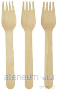 Widelce drewniane 100 szt