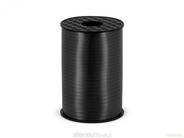 Wstążka plastikowa czarna 5mmx225m