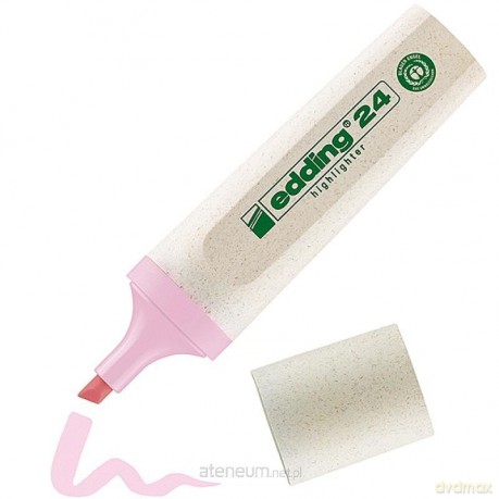 Zakreślacz 2-5 mm pastelowy różowy (10 szt)