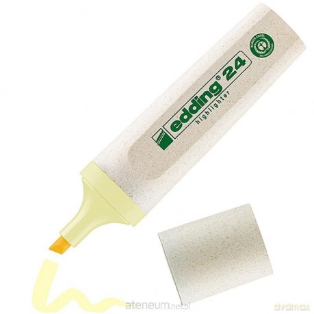 Zakreślacz 2-5 mm pastelowy żółty (10 szt)