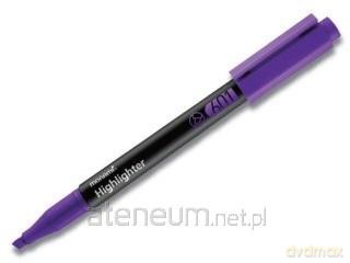 Zakreślacz 601 cienki fioletowy (12 szt)