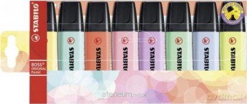 Zakreślacz Boss Pastel etui 8 kolorówABILO