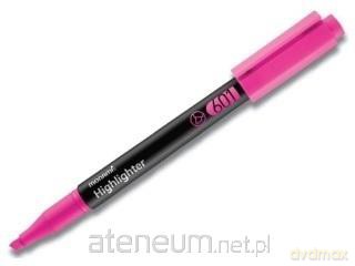 Zakreślacz cienki Highlighter 601 różowy (12 szt)