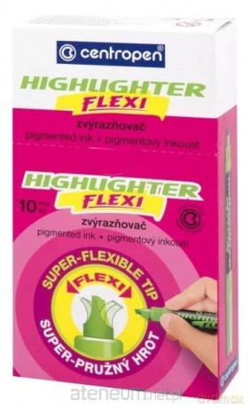 Zakreślacz FLEXI 8542 różowy (10 szt)