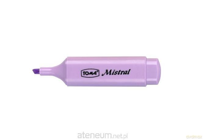 Zakreślacz Mistral Pastel fioletowy (10 szt)