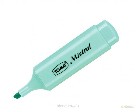 Zakreślacz Mistral Pastel niebieski (10 szt)