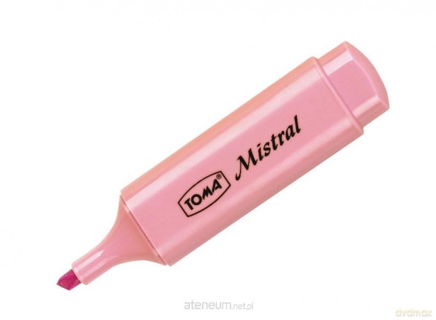 Zakreślacz Mistral Pastel różowy (10 szt)